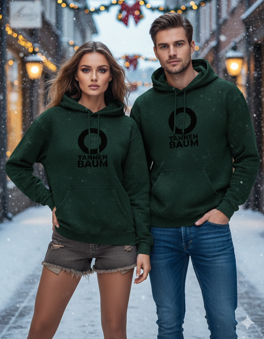 “TANNENBAUM” Acid-Washed Hoodie — Vintage Vibes × Modern Streetwear