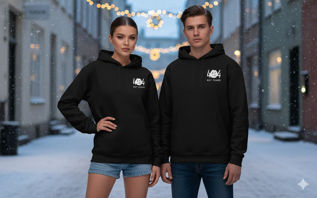 404 Error: Brain Not Found Drip Hoodie