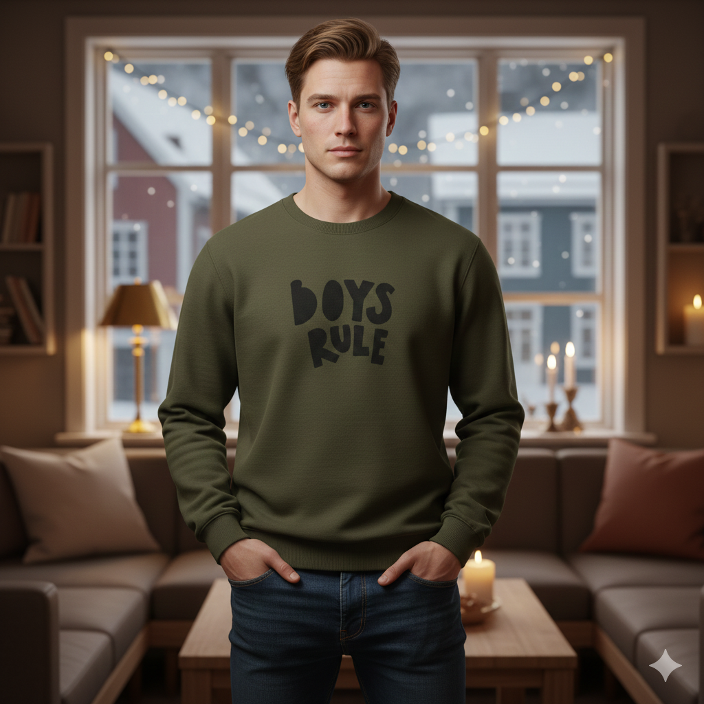 BOYS RULE – Boy’s Sweatshirt (Teen & Adult)