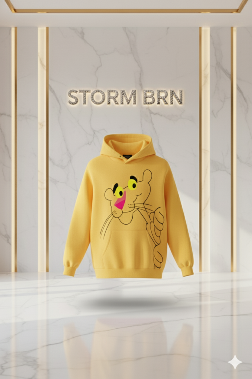 Pink Panther Stealth Mode Hoodie 🐾 Cozy & Unbothered Vibe for Kids