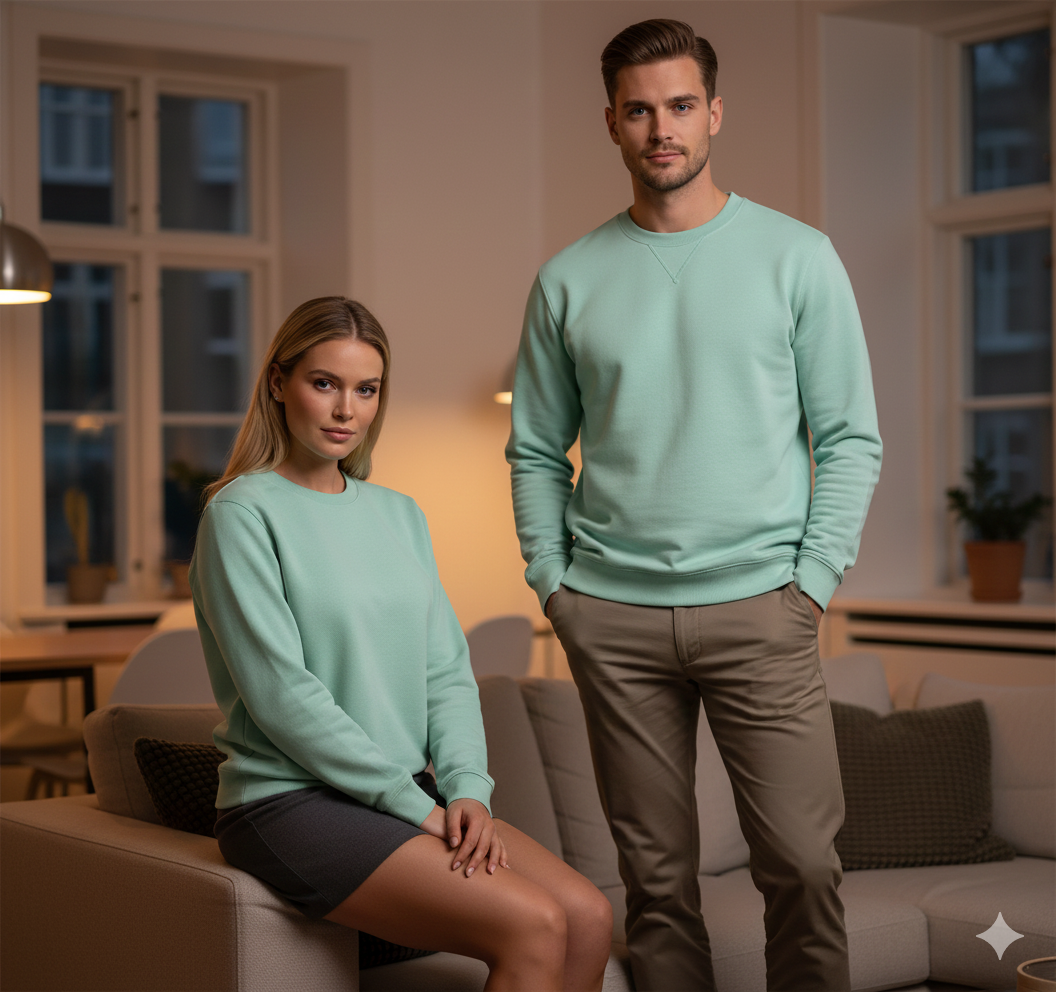 The Essential Luxe Sweatshirt — Clean, Soft, Elevated