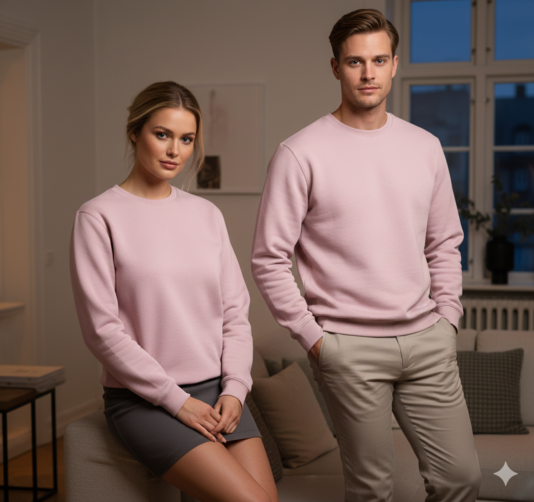 The Essential Luxe Sweatshirt — Clean, Soft, Elevated