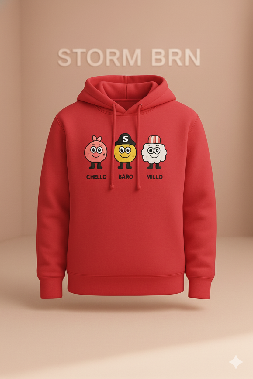 Chello, Baro & Millo Fun Fleece Hoodie