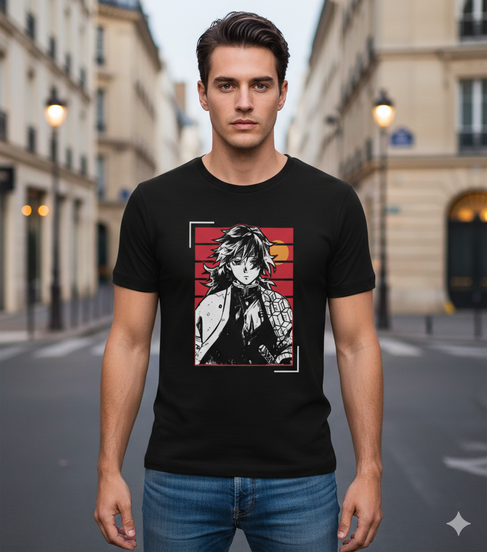 Shadow Protagonist Tee – Anime Core Streetwear
