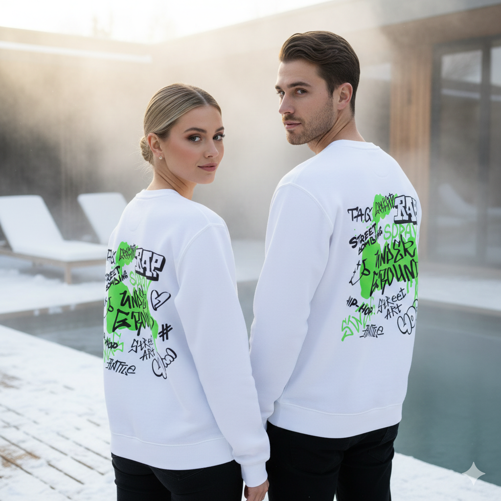 🎤 Storm Brn "Underground" Oversized Sweatshirt (400 GSM)