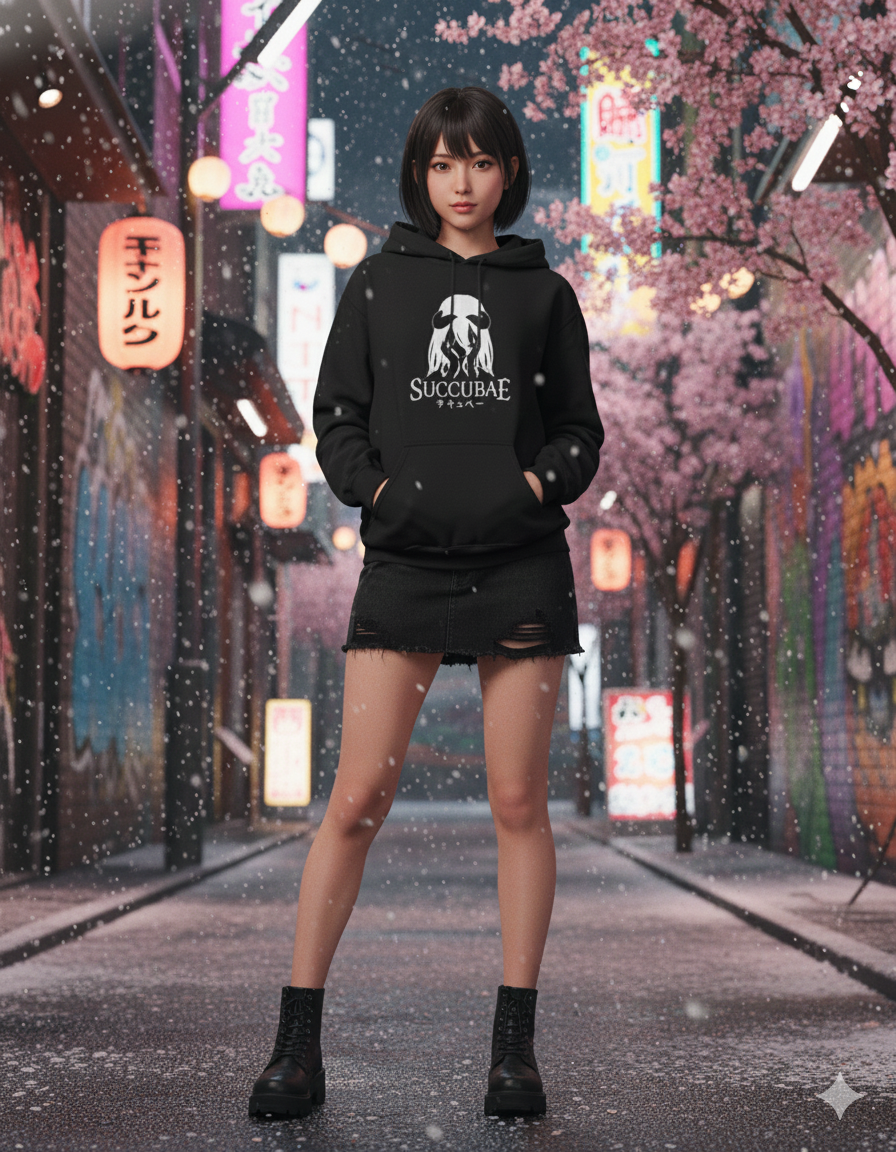 SUCCUBAE Demon Girl Anime Hoodie