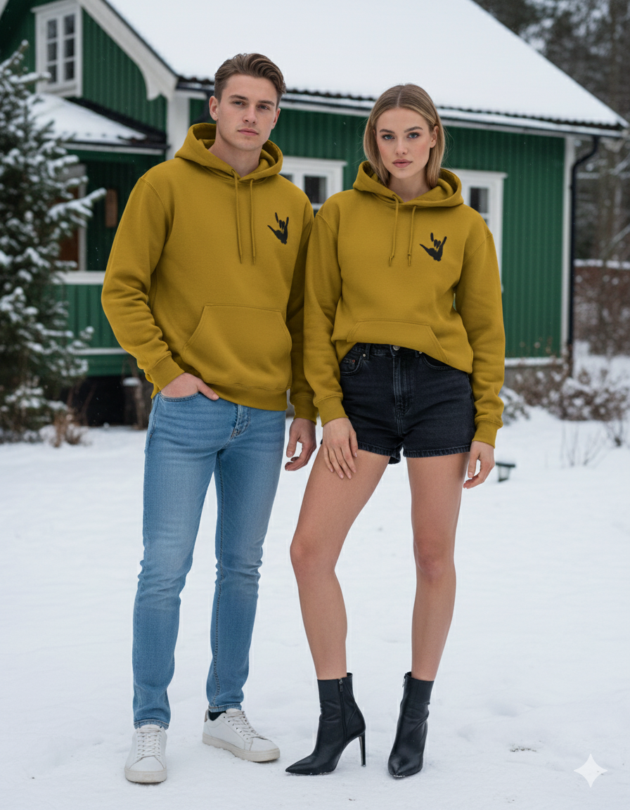 Rock-On Vibes — Grunge Hand Sign Graphic