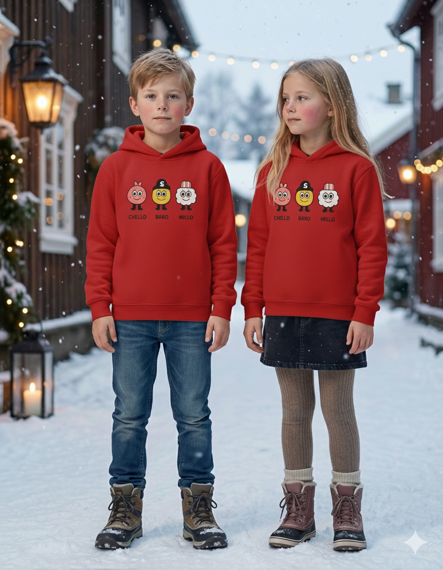 Chello, Baro & Millo Fun Fleece Hoodie