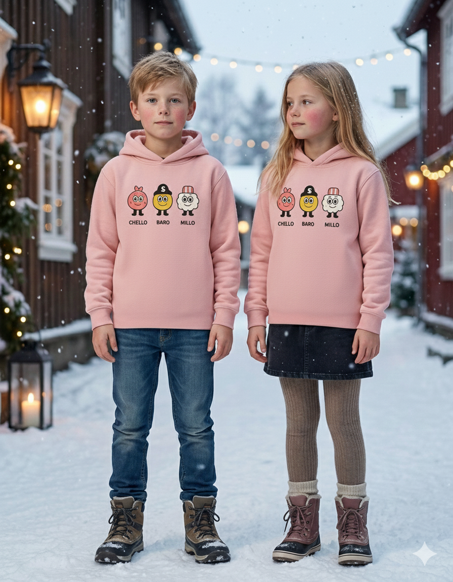 Chello, Baro & Millo Fun Fleece Hoodie