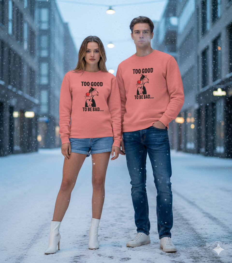 Too Good To Be Bad Sweatshirt — Villain Arc Approved