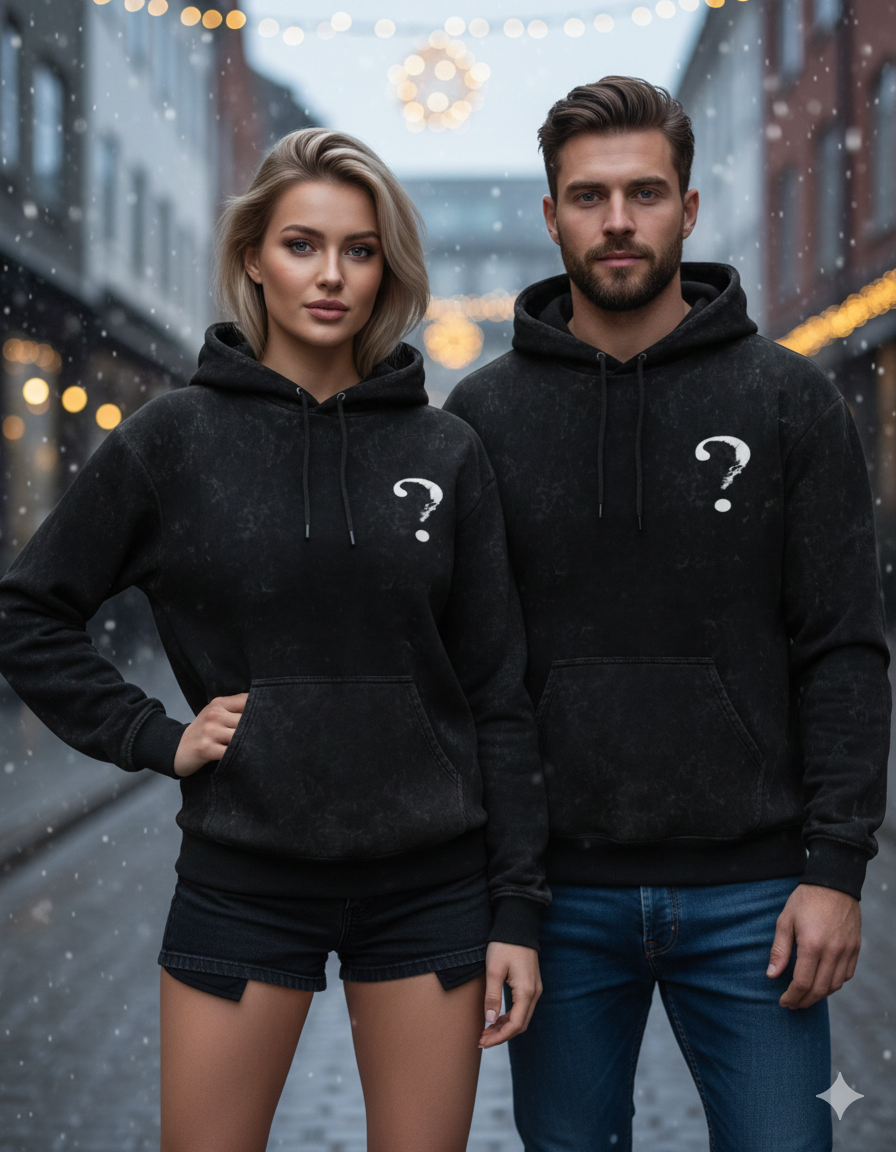 SKULL?— IDK, VIBE. | Storm BRN Acid-Wash Hoodie