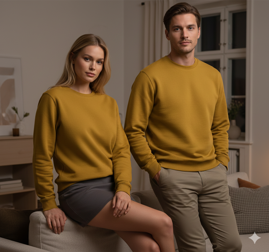 The Essential Luxe Sweatshirt — Clean, Soft, Elevated