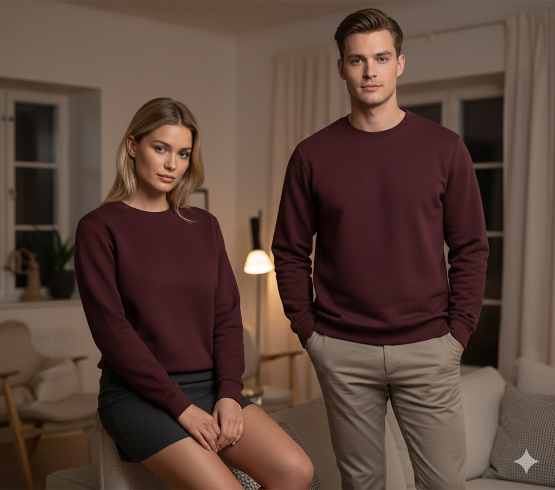 The Essential Luxe Sweatshirt — Clean, Soft, Elevated