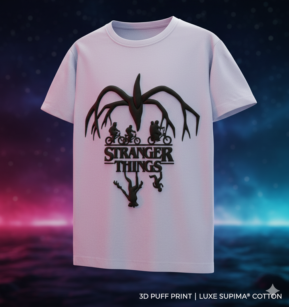 STRANGER THINGS Shadowverse Tee – 3D Puff Print | Supima® Cotton