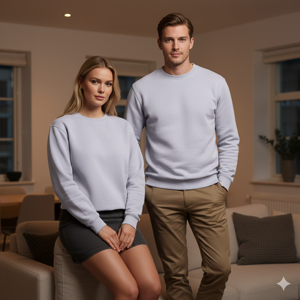 The Essential Luxe Sweatshirt — Clean, Soft, Elevated