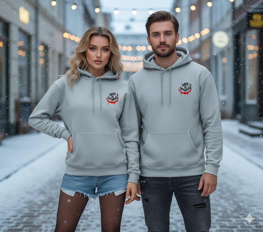 "Why So Serious?" Drip Hoodie