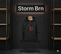 "Red Bat Shadow" Kids' Cotton Hoodie