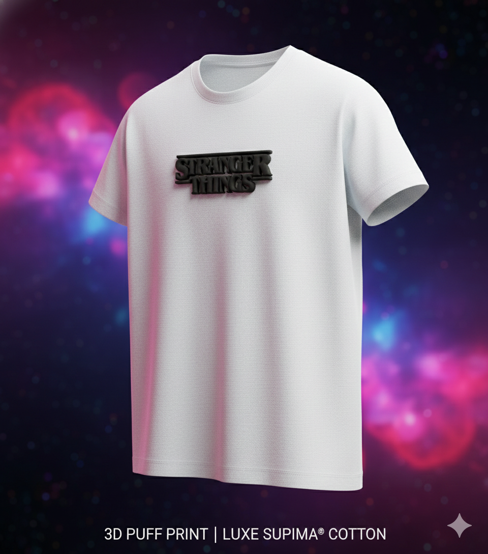 STRANGER THINGS Shadowverse Tee – 3D Puff Print | Supima® Cotton