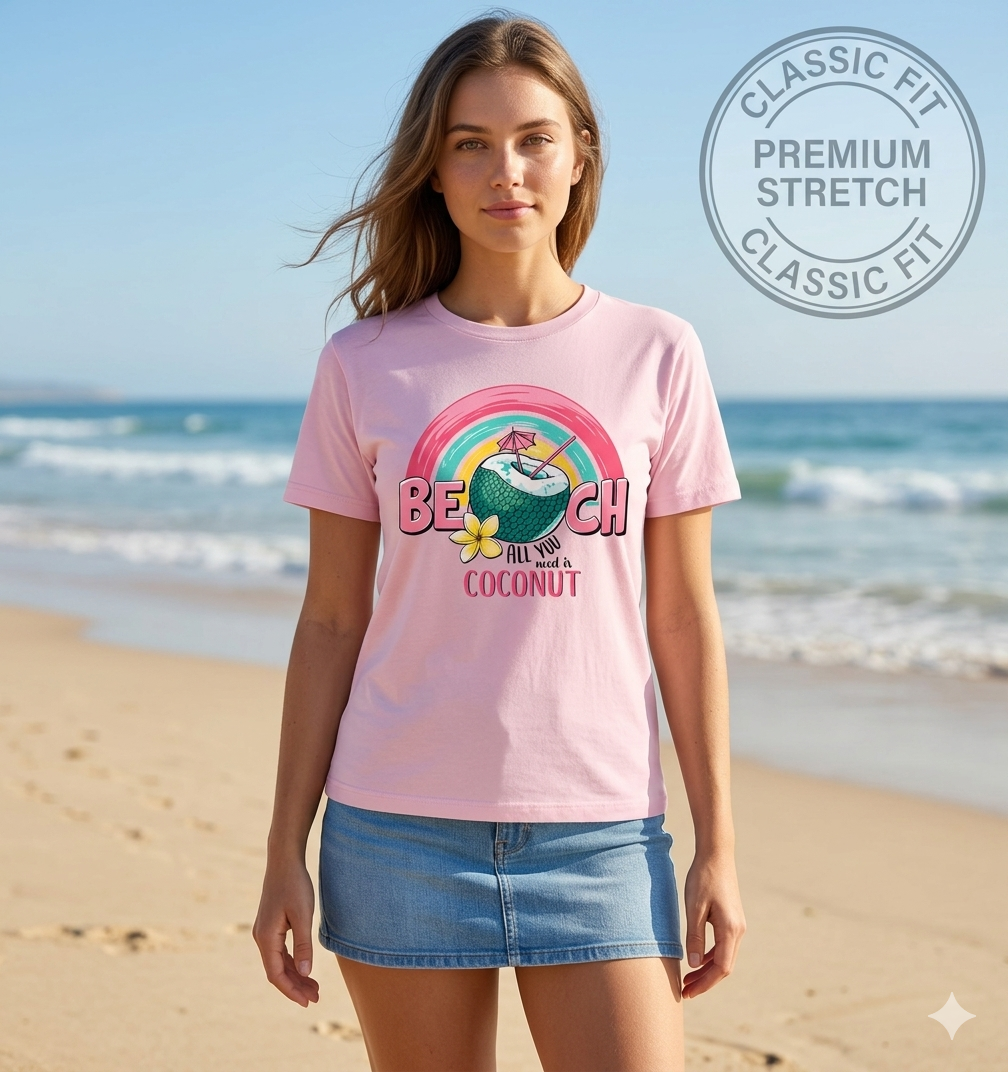 All You Need is Coconut – Stretch Classic Tee