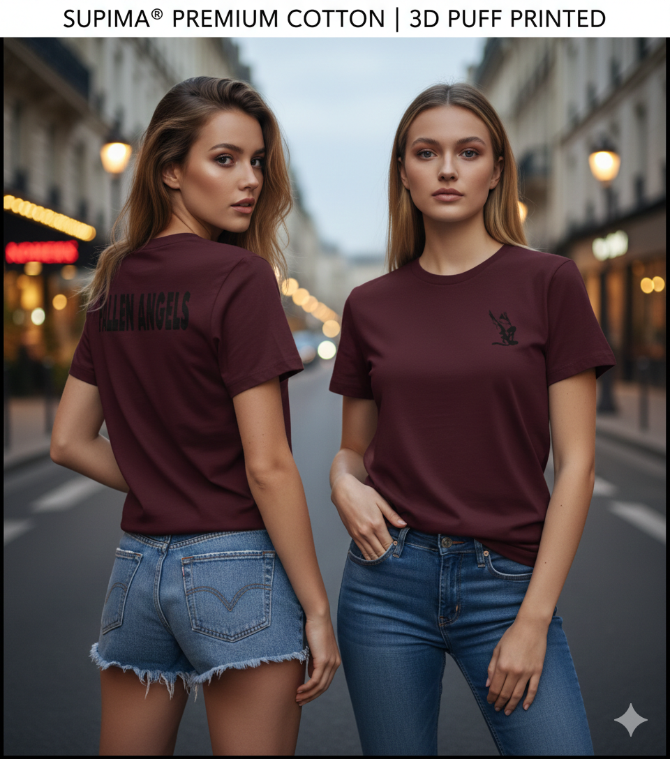 Fallen Angels — Valentine Puff Tee