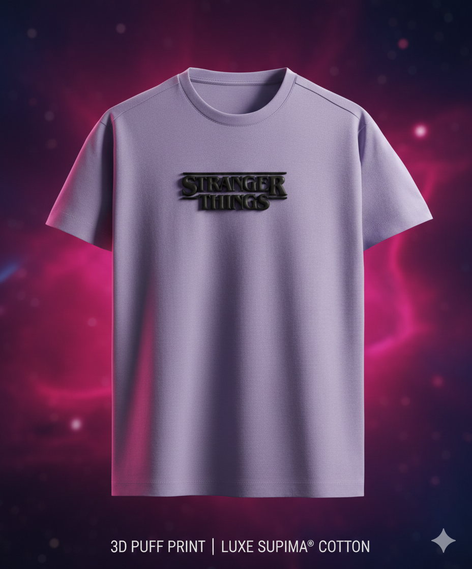 STRANGER THINGS Shadowverse Tee – 3D Puff Print | Supima® Cotton