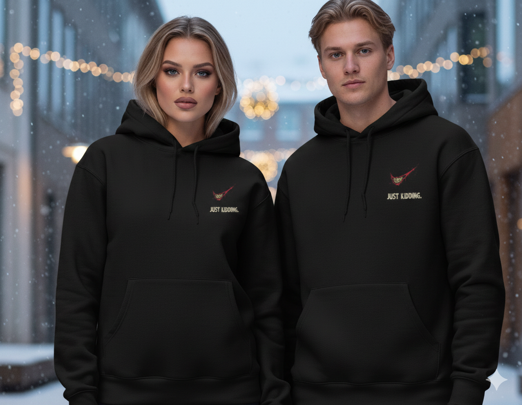 STORM BRN “Just Kidding” Hoodie – GEN-Z Edition 🔥