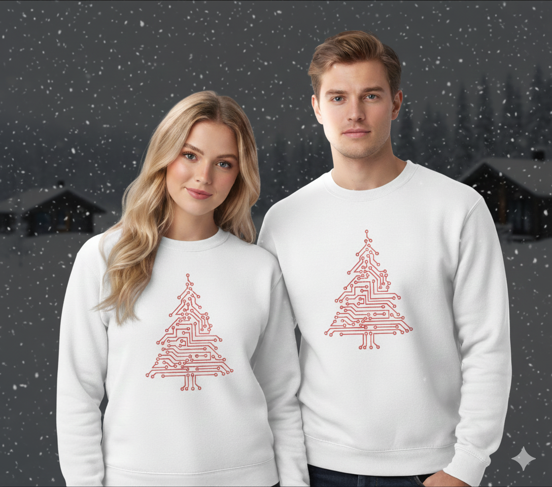 Geeky Holiday Sweater for Gamers & Tech Lovers