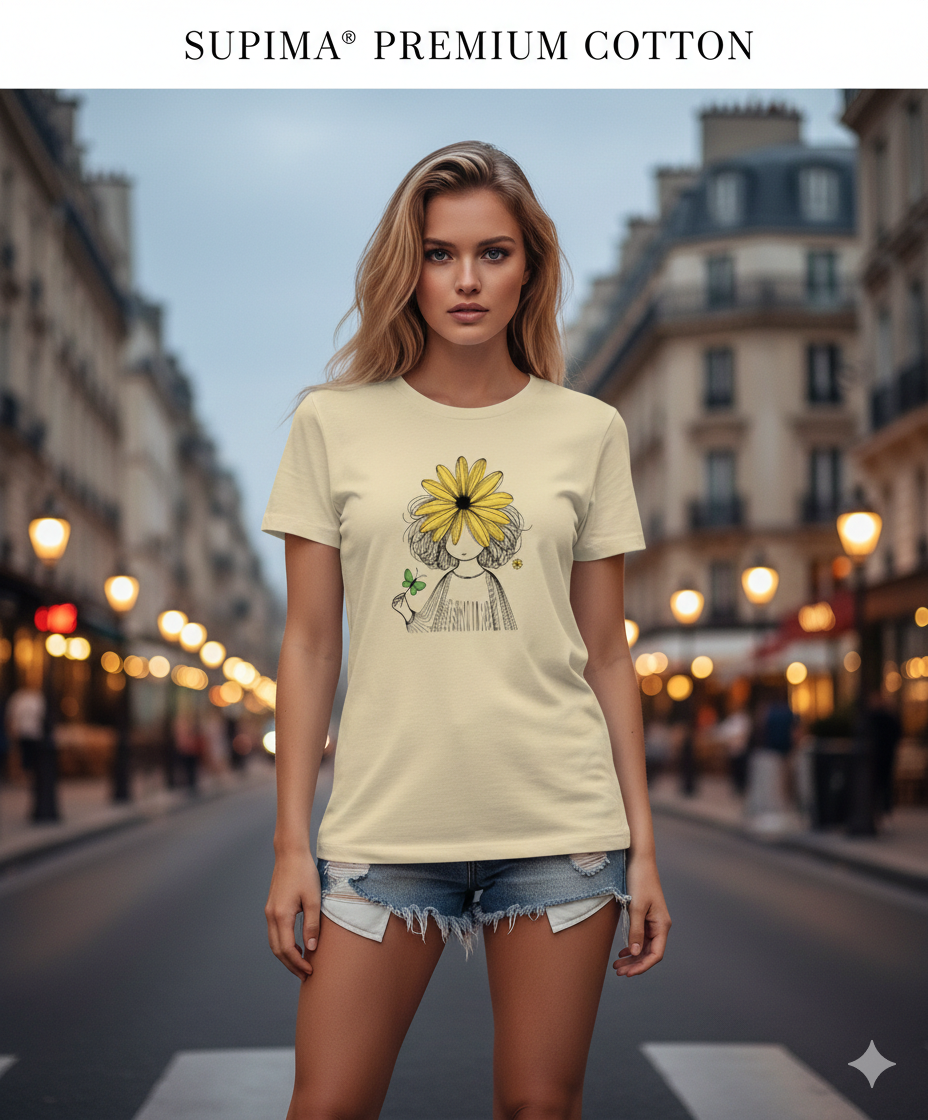 Sunflower Girl Supima Tee