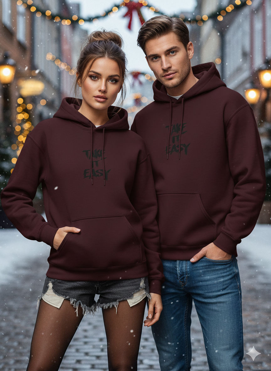 🔥 STORM BRN “TAKE IT EASY” Hoodie – Gen-Z Streetwear Essential