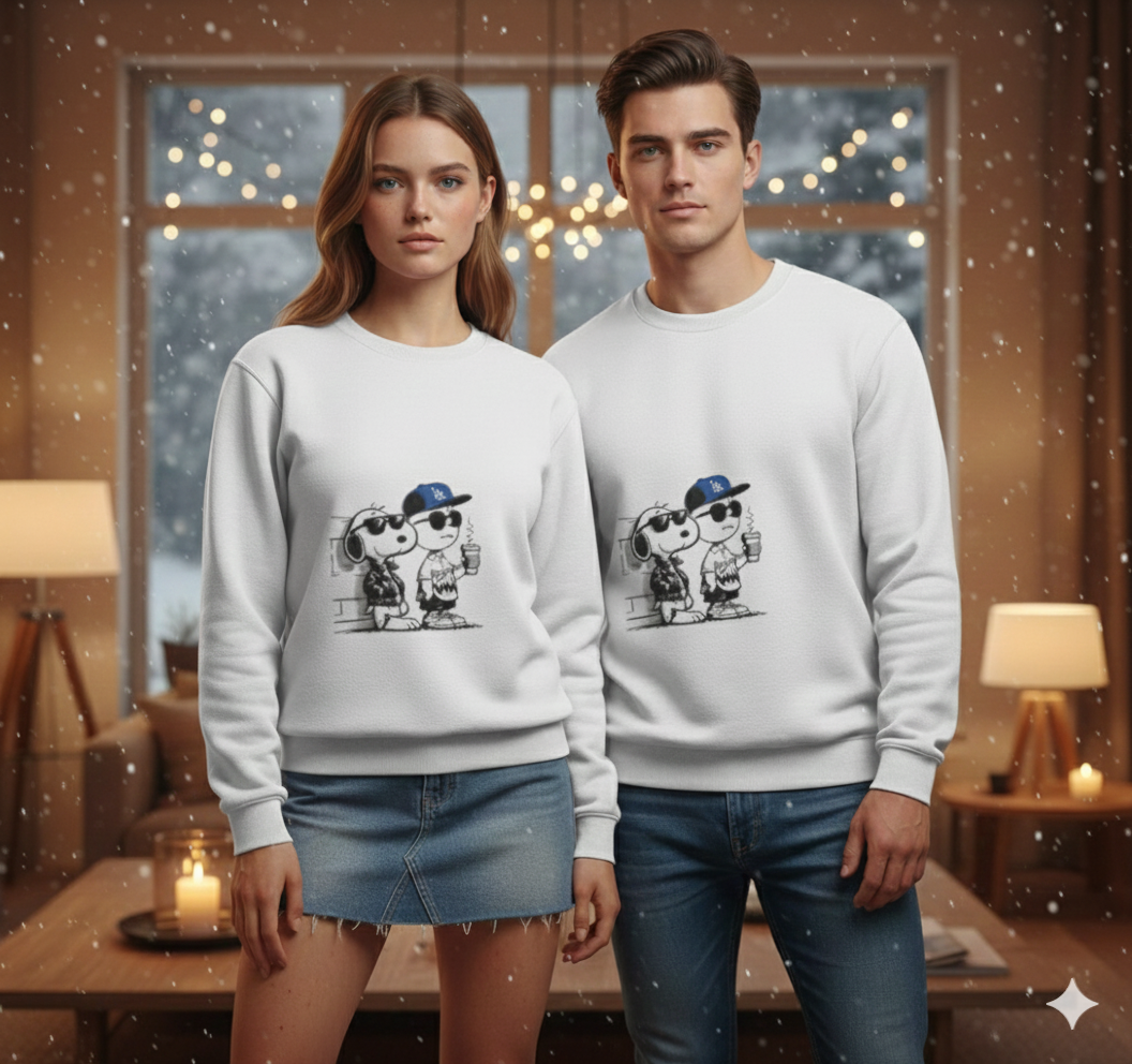 “COFFEE CREW” Sweatshirt — Retro Cool × Street Drip