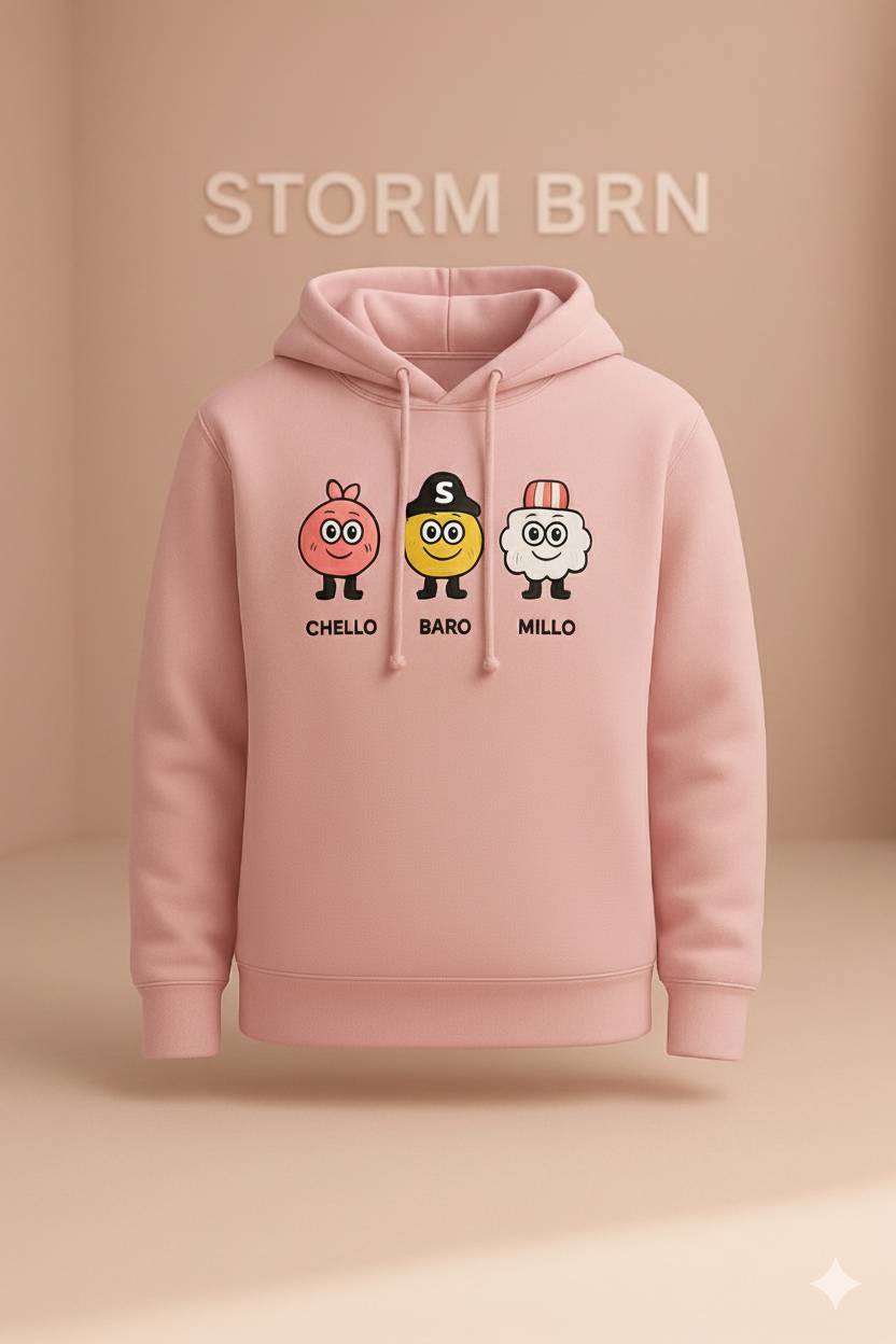 Chello, Baro & Millo Fun Fleece Hoodie