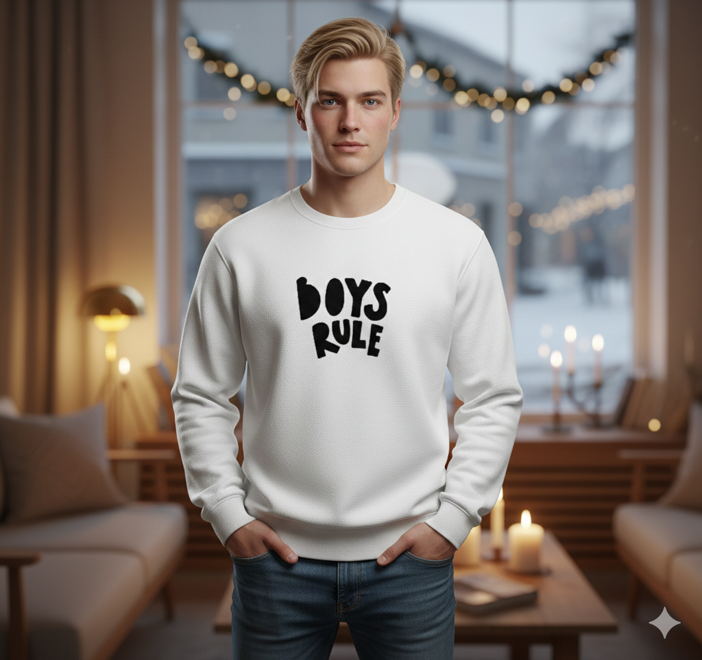 BOYS RULE – Boy’s Sweatshirt (Teen & Adult)