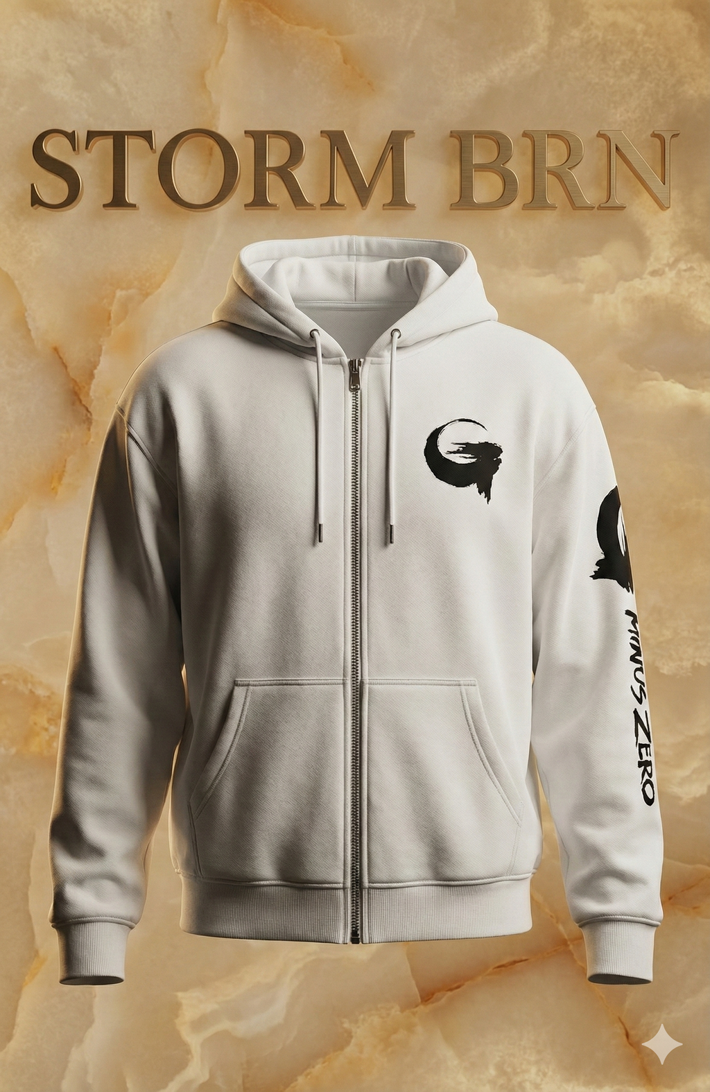 “Minus Zero Kaiju Edition” Unisex Zip Hoodie – Premium Monster-Core Streetwear