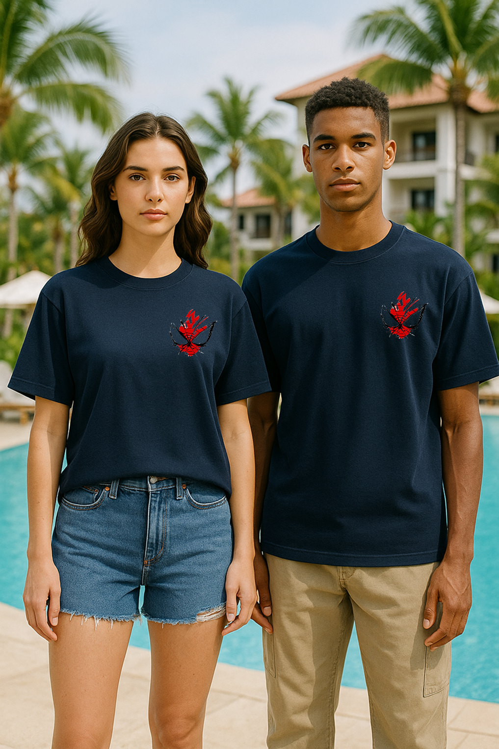 Oversized Spider-Man Typography Mask Tee – Unisex Streetwear Drop