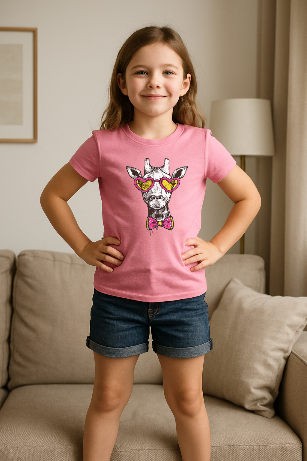 “Stay Tall, Chill Hard – Giraffe Vibes Only”