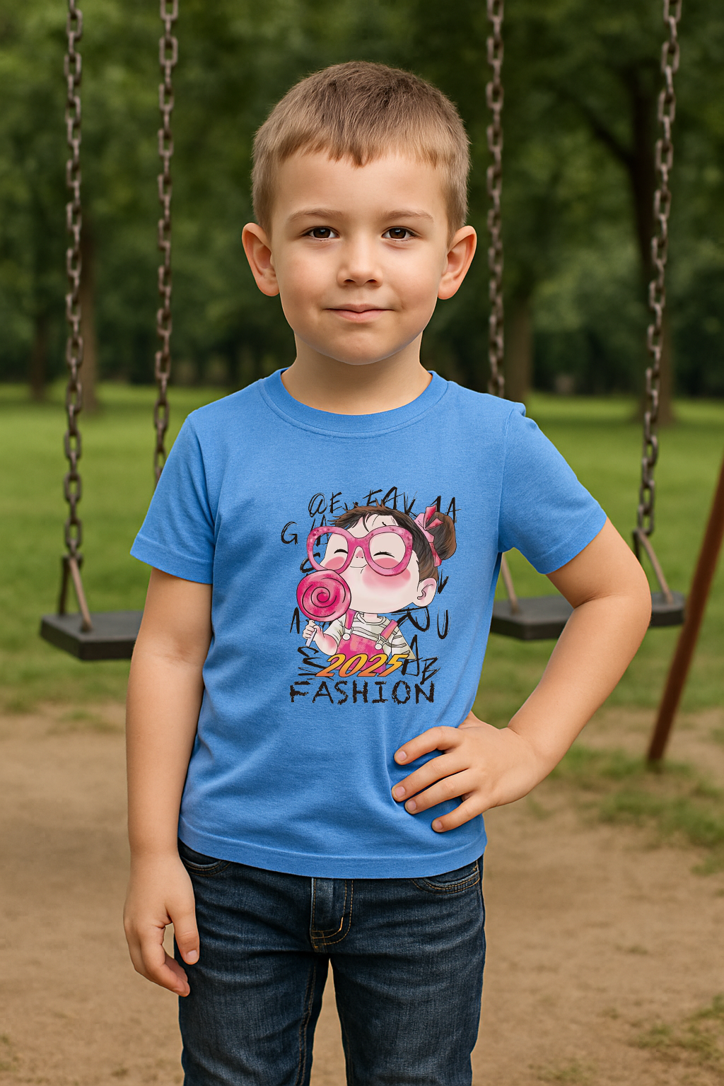 🍭 Sweet Style 2025 – Lollipop Love Tee for Trendsetters 💖