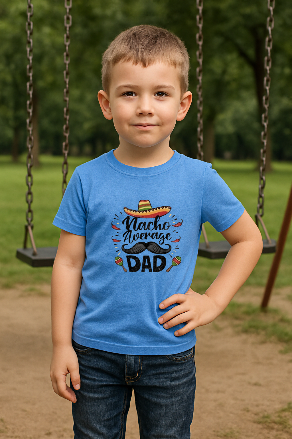 “Nacho Average Dad – The Ultimate Fiesta Father Tee”