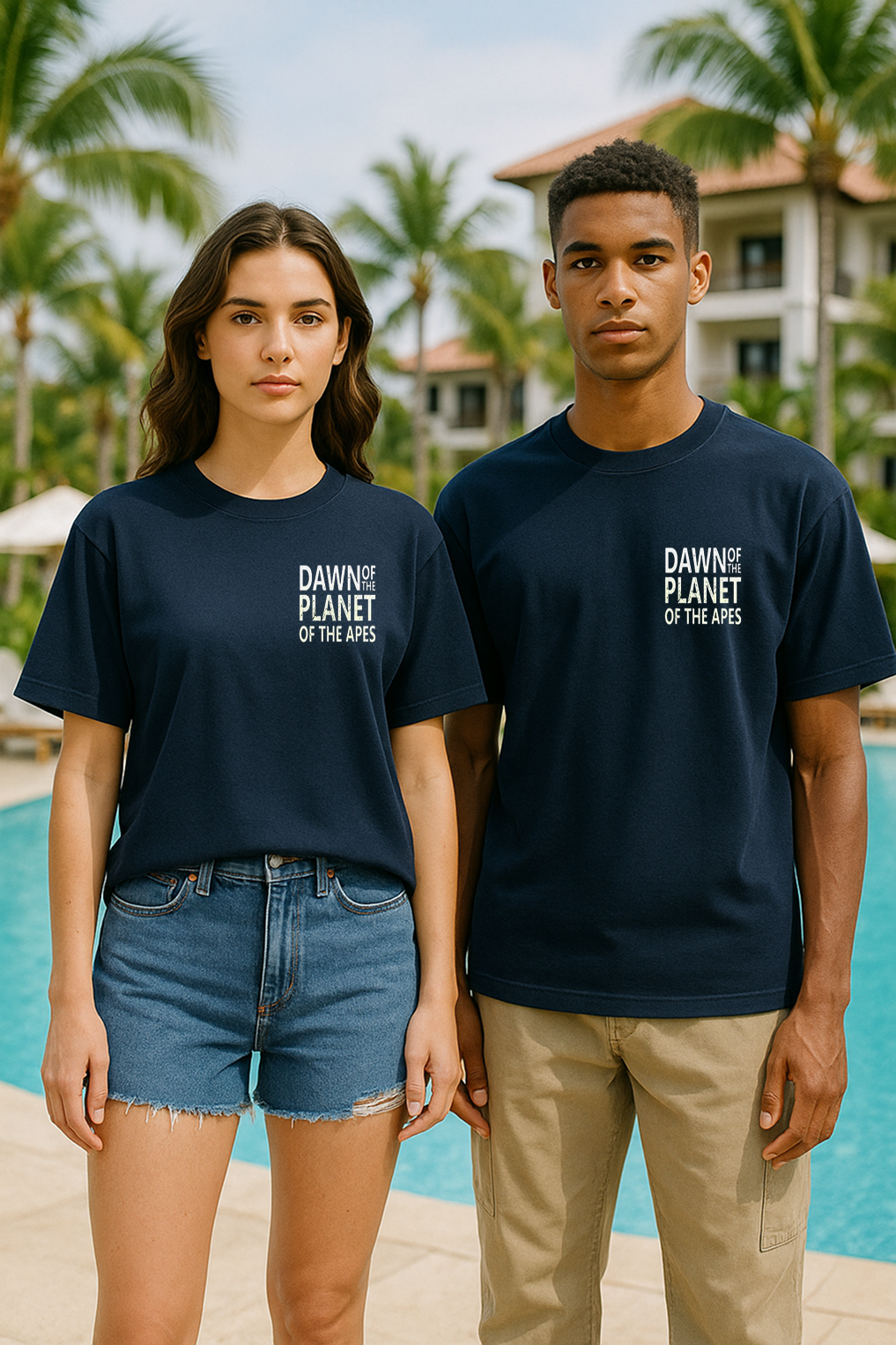 🦍 "DAWN RISES" Oversized Caesar Tee – Fearless. Fierce. Free. 🦍