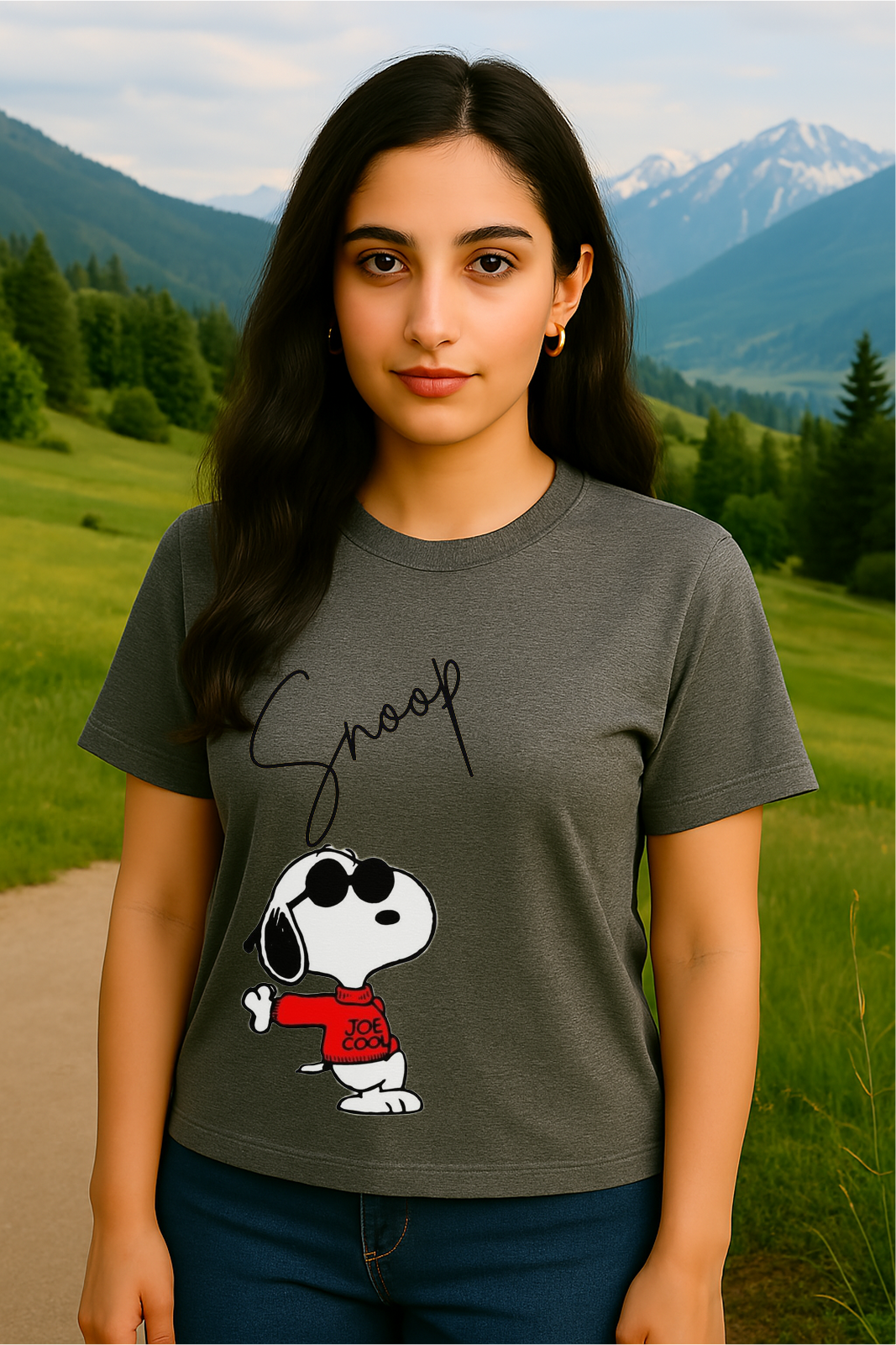 Unisex "Snoop Vibes" Tee 🐾😎 | 100% Cotton | Storm BRN
