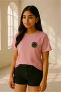 Nirvana Smiley Embroidered Tee |  Regular Fit for Teens & Adults  (see the size chart before choosing the size)