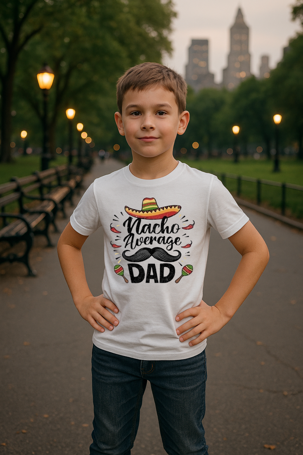 “Nacho Average Dad – The Ultimate Fiesta Father Tee”
