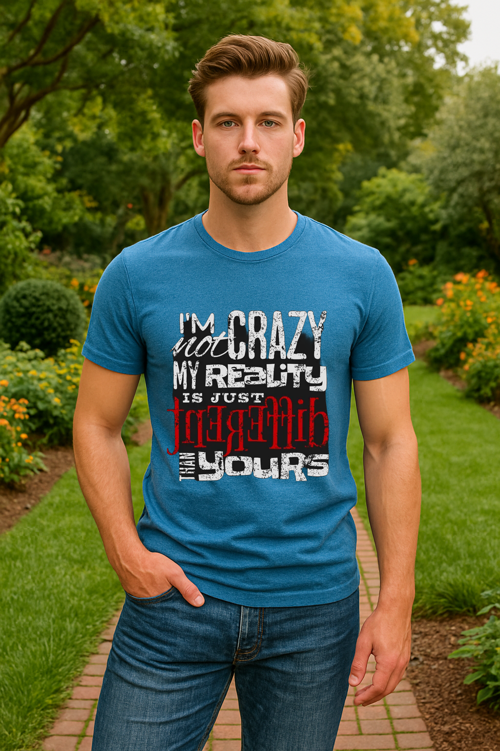 "Not Crazy – Just Wired Different" Tee
