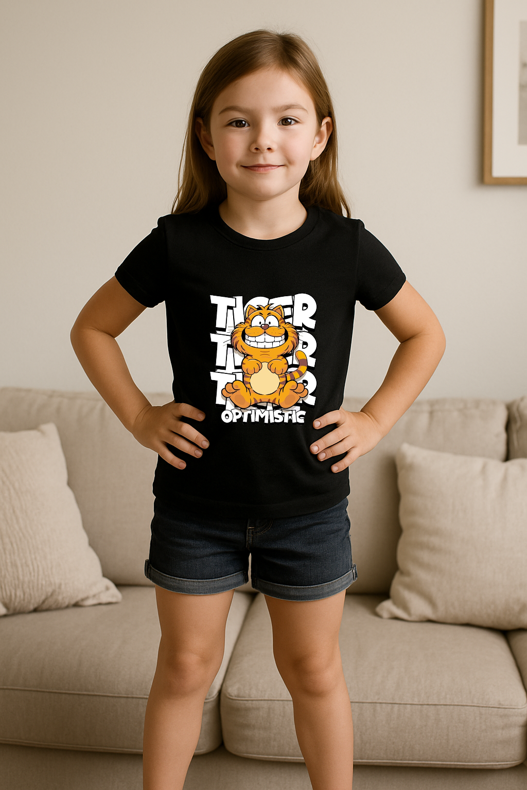 🐯 Tiger Trrr – Stay Pawsitive Tee 🌟