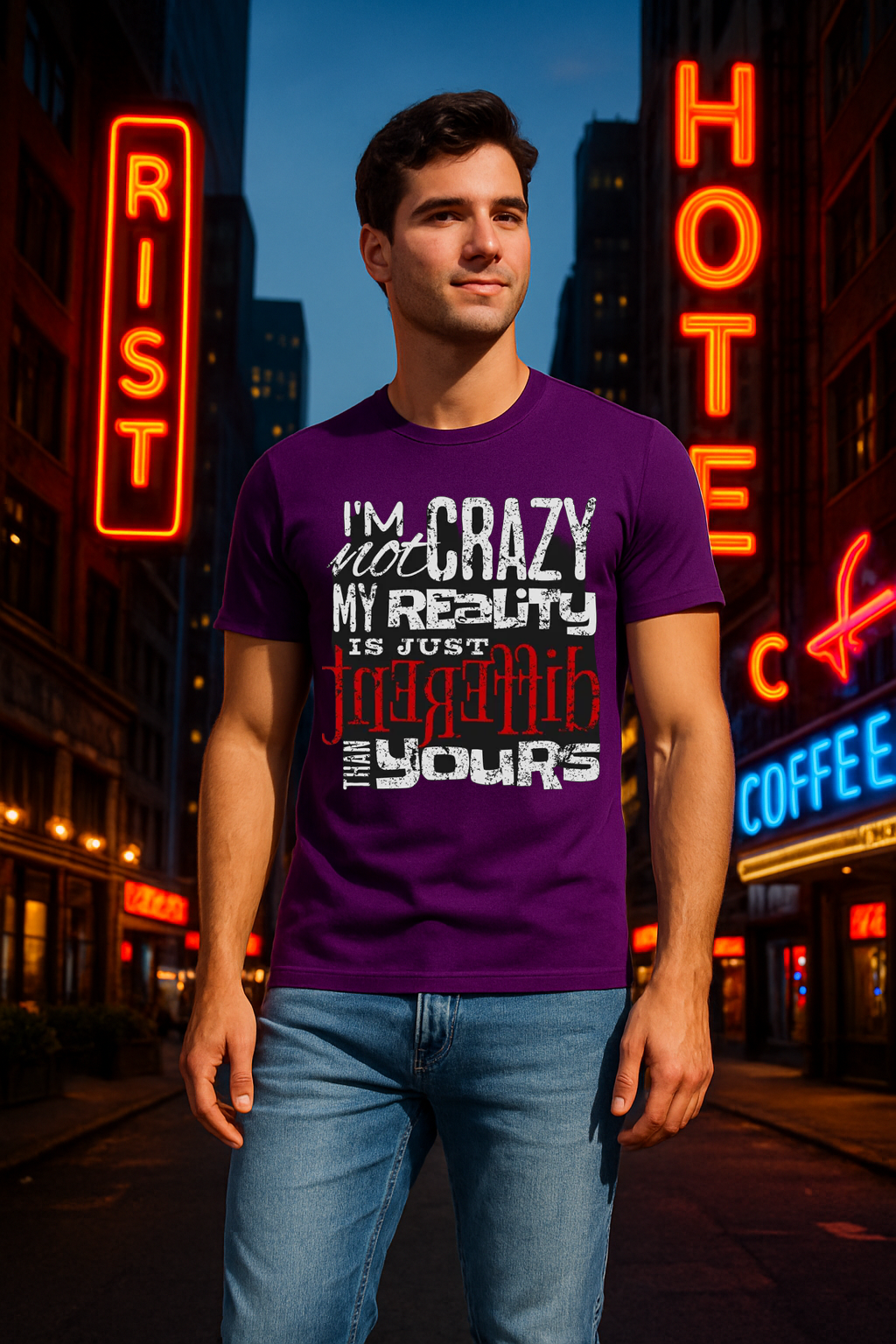 "Not Crazy – Just Wired Different" Tee