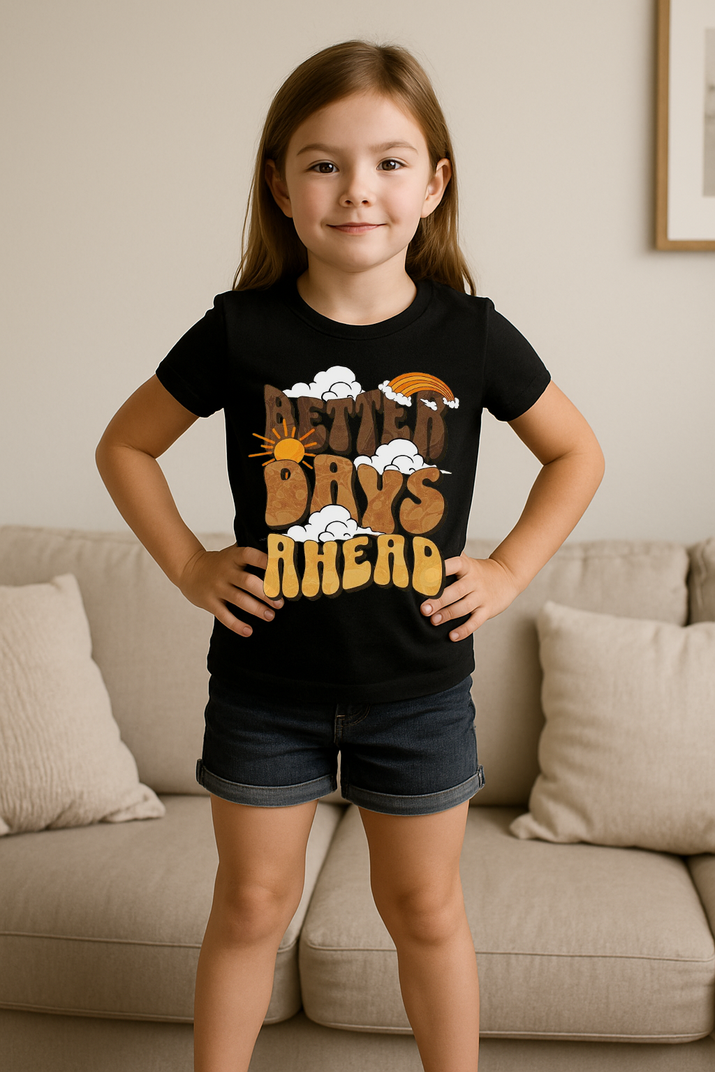 Better Days Ahead Tee – Sunshine, Hope & Retro Vibes