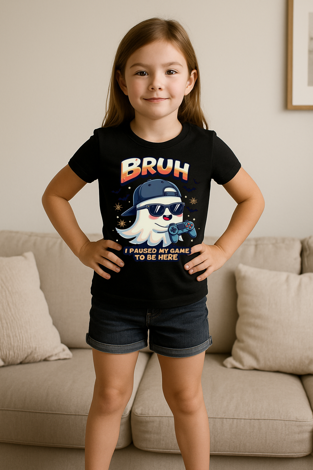 Limited Edition “BRUH” Gamer Tee – Ultra-Soft Luxe Cotton