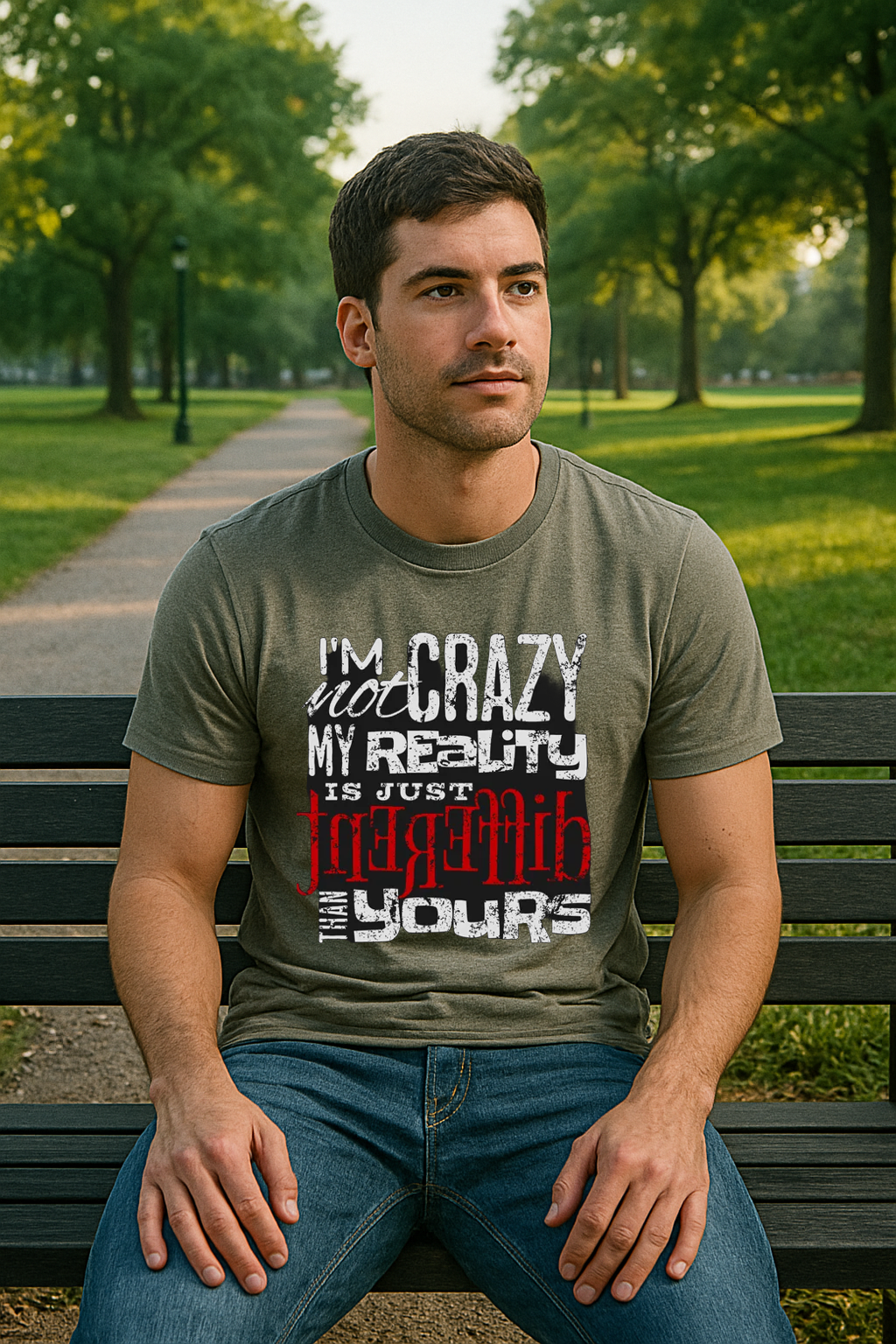 "Not Crazy – Just Wired Different" Tee