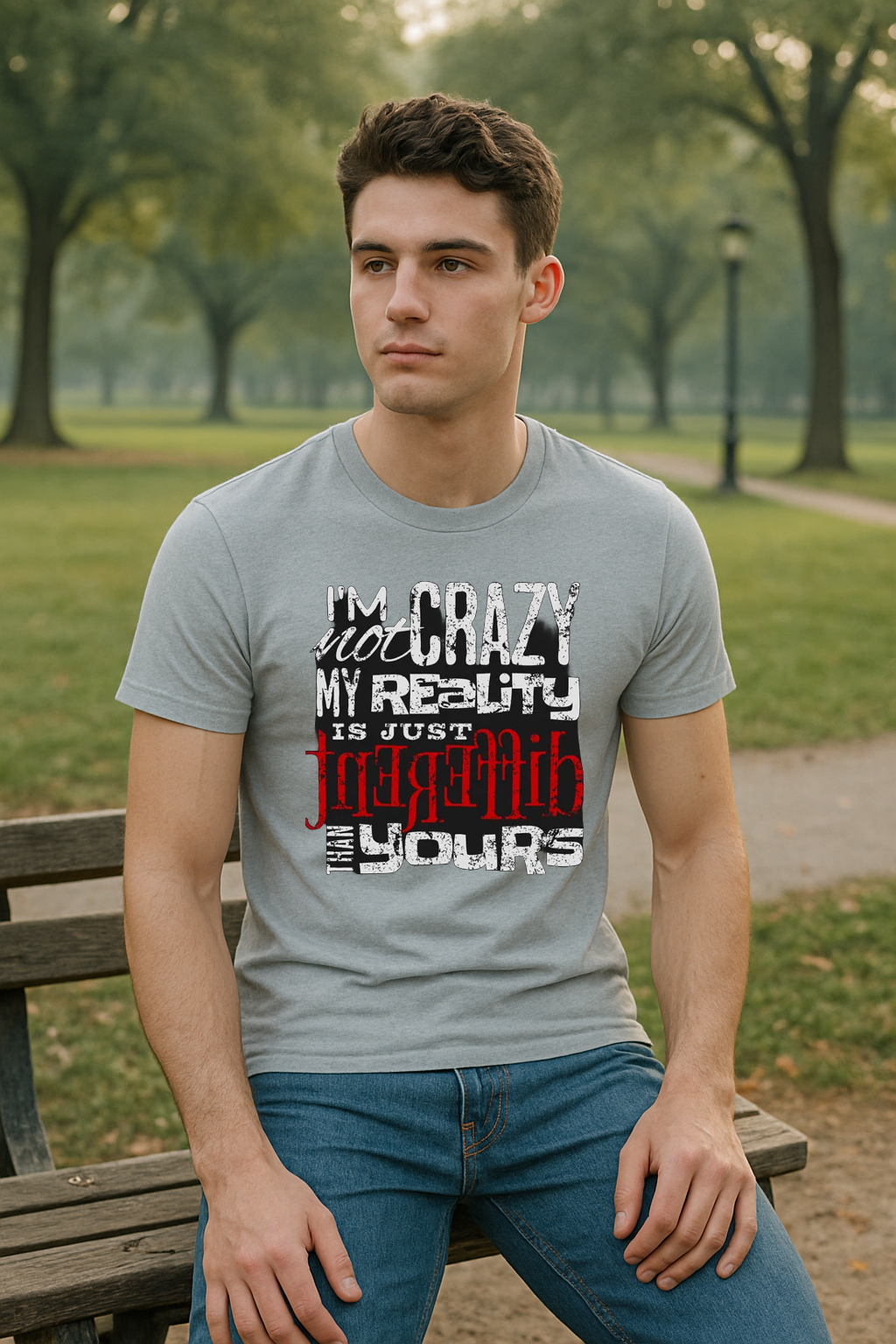 "Not Crazy – Just Wired Different" Tee