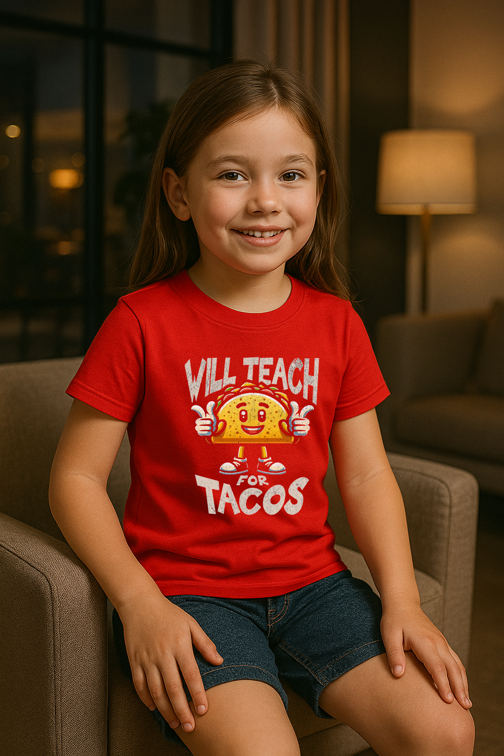 “Will Teach for Tacos” Graphic T-Shirt – Street-Smart Humor