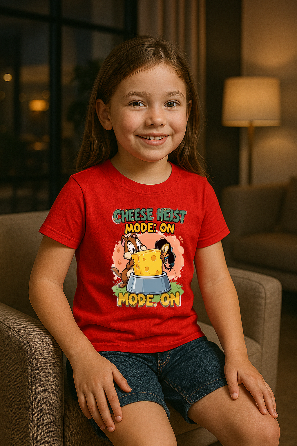 “Cheese Heist Mode: ON” – Ultimate Mischief Tee